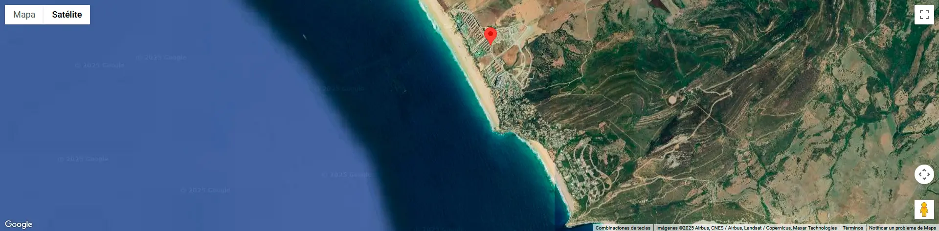 Ubicación de la Urbanización Atlanterra en Zahara de los Atunes - Haz clic para ver el mapa interactivo en Google Maps